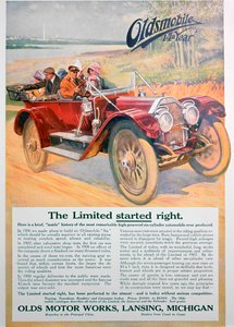Publicité pour voiture Oldsmobile - Unbekannt