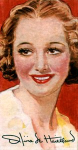 Olivia de Havilland, née en 1916, actrice de cinéma américaine née au Japon, 20ème siècle