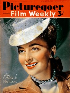 Olivia de Havilland née en 1916, actrice américaine, 1940 - Unbekannt