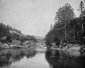 Sur la rivière Ammonoosuc, Montagnes Blanches, New Hampshire, vers 1897 - Unbekannt