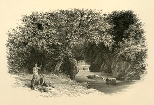 Sur le Dargle, vers 1890