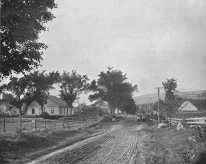 Sur la route du lac Echo, Montagnes Blanches, New Hampshire, USA, vers 1900 - Unbekannt