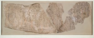 Ostracon, inscrit en hiératique, XIXe dynastie vers 1292 av. J.-C. - vers 1190 av. J.-C.