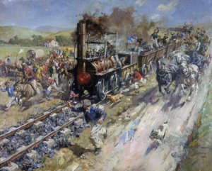 Ouverture de la première ligne publique de chemin de fer Stockton et Darlington Railway - Unbekannt