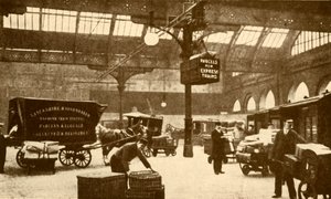 Transporteur de colis électrique aérien, gare Victoria, Manchester, 1930 - Unbekannt