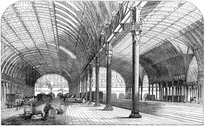 Gare de Paddington, terminus londonien du Great Western Railway, 1854 - Unbekannt