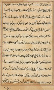 Page du Tuti-nama : page de texte - Unbekannt