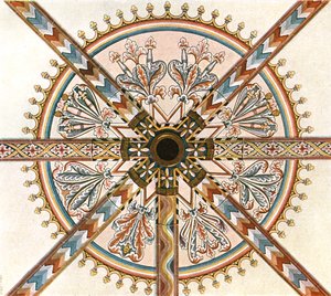 Décoration peinte dans la Cathédrale, Limburg an der Lahn, Allemagne, 1928 - Unbekannt