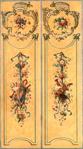 Décoration peinte dans le Nouveau Palais, Potsdam, Allemagne, 1928 - Unbekannt