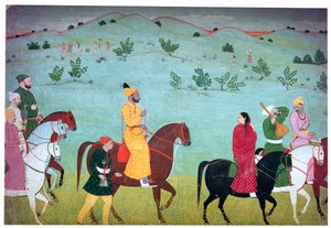 Peinture de Mian Mukund Dev de Jasrota, 18e siècle - Unbekannt