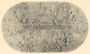 Peinture au plafond de la salle de justice, n° 1