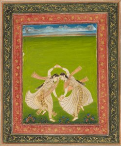 Paire de filles jouant au phugadi - Unbekannt