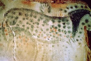 Peinture rupestre paléolithique d