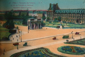 Vue panoramique des Tuileries et de l