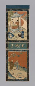 Panneau pour un écran, Chine, dynastie Qing 1644-1911, 1875-1900 - Unbekannt