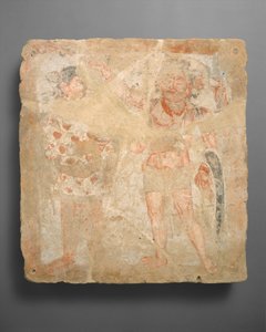 Panneau avec le dieu ShivaOesho et un adorateur, vers 3e siècle après J.-C. - Unbekannt