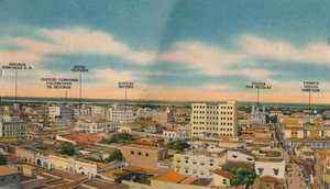 Panorama du secteur central de Barranquilla, c1940s