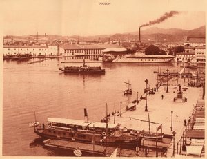Panorama des quais à Toulon, 1930 - Unbekannt