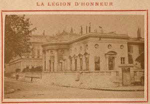 Commune de Paris (1871) : vue du Palais de la Légion d