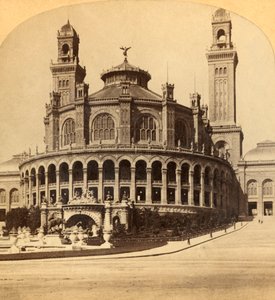 Paris, Palais du Trocadéro, vers 1900