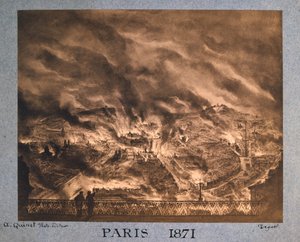 Paris en flammes, 1871 - Unbekannt