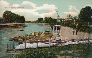 Parkers Ferry, Surbiton, vers 1907