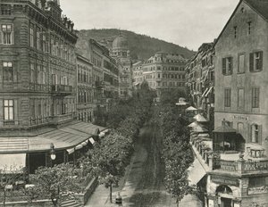 Parkstrasse, Carlsbad, Tchécoslovaquie, 1895 - Unbekannt