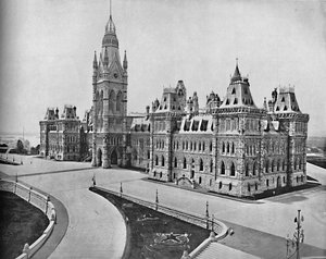 Bâtiments du Parlement, Ottawa, Canada, c1897 - Unbekannt