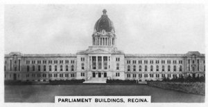 Bâtiments du Parlement, Regina, Saskatchewan, Canada, vers les années 1920