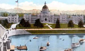 Bâtiments du Parlement, Victoria, Colombie-Britannique, Canada, c1900s - Unbekannt