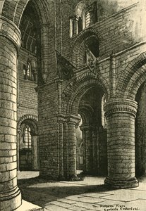 Partie de la nef, cathédrale de Carlisle, 1898 - Unbekannt