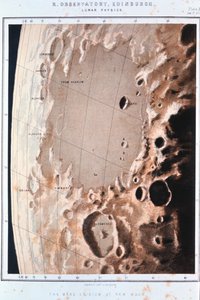 Partie de la surface lunaire, 1857 - Unbekannt
