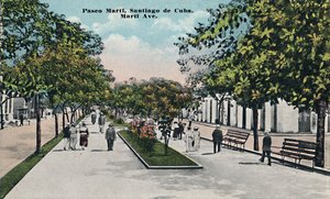 Paseo Martí, Santiago de Cuba, vers 1910 - Unbekannt