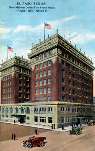 Hôtel Paso del Norte, El Paso, Texas, USA, vers 1916 - Unbekannt