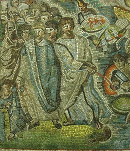 Passage de la mer Rouge, byzantin, original du début du 20e siècle daté du 5e siècle - Unbekannt