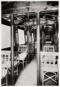 Cabine passagers du Zeppelin LZ7 Deutschland I, 1909 - Unbekannt
