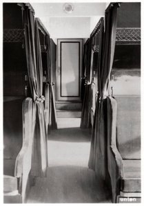 Compartiment passagers du Zeppelin LZ 126, vers 1924, 1933