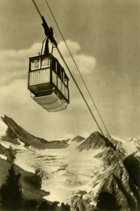 Patscherkofelbahn, Innsbruck, Tyrol, Autriche, vers 1935