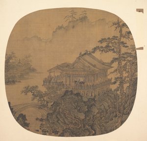 Pavillon sur un lac - Unbekannt