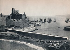 Peel - Le vieux château et le port, 1895 - Unbekannt
