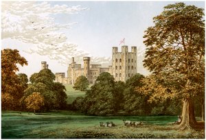 Château de Penrhyn, Caernarvonshire, Pays de Galles, maison de Lord Penrhyn, vers 1880 - Unbekannt