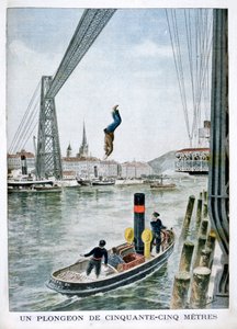 Personne plongeant de 55 mètres du Portside, Rouen, 1901 - Unbekannt