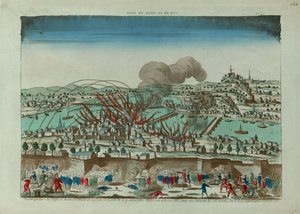 Vue perspective du Siège et du Bombardement de la Ville de Lyon en octobre 1793