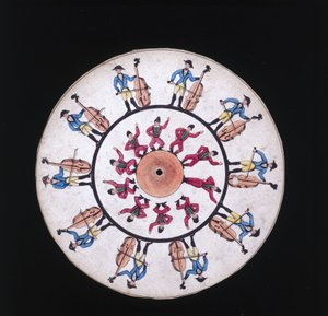 Disque de phénakistiscope, vers 1830
