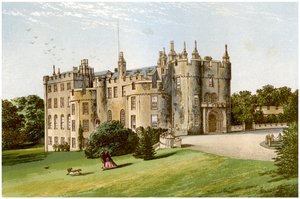 Château de Picton, Pembrokeshire, Pays de Galles, maison de la famille Phillips, c1880 - Unbekannt