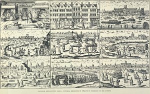 Représentation picturale de la Grande Peste, 1665 - Unbekannt