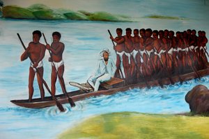 Peinture de Pierre Savorgnan de Brazza, Brazzaville, Congo - Unbekannt