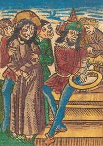 Pilate se lavant les mains, vers 1490
