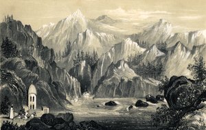 Pèlerins à la source du Gange, Inde, 1847 - Unbekannt