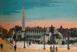 Place de la Concorde - Les fontaines et l